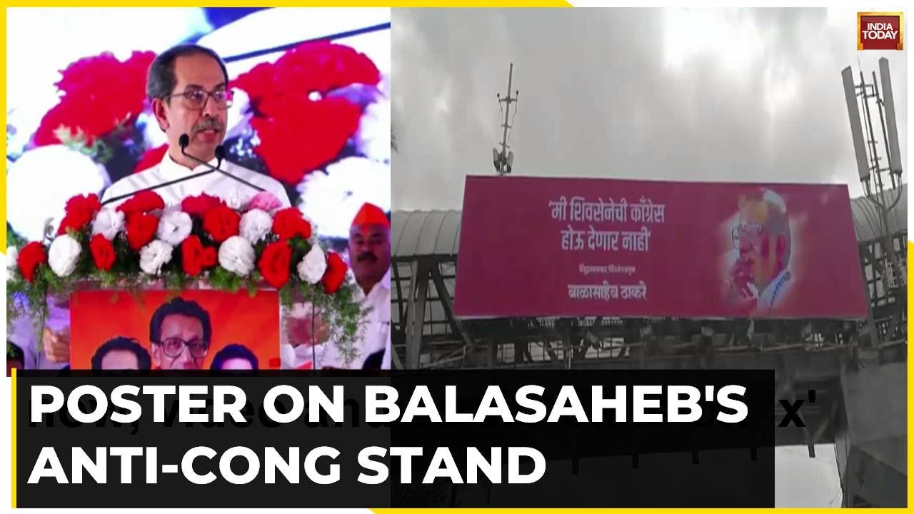 INDIA Vs NDA: Jibe At Uddhav Sena Courting Congress, Unsigned Poster Mocks Uddhav