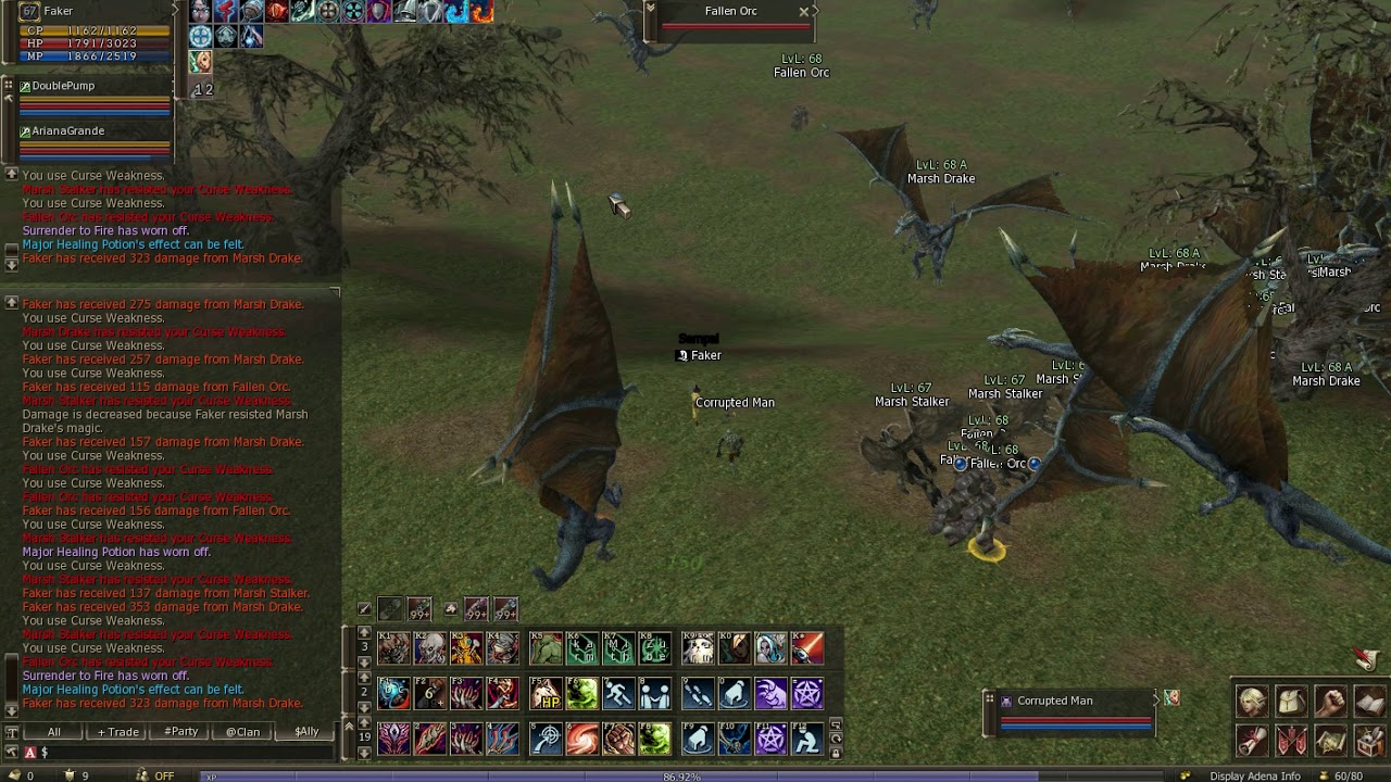 Necromancer fast aoe + drop joyas B lineage 2 Clasic 2.0