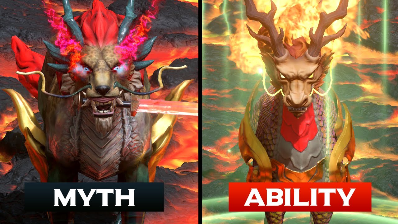 Todas las CRIATURAS MITICAS CHINAS! y HABILIDADES en Age of Mythology: Retold Immortal Pillars