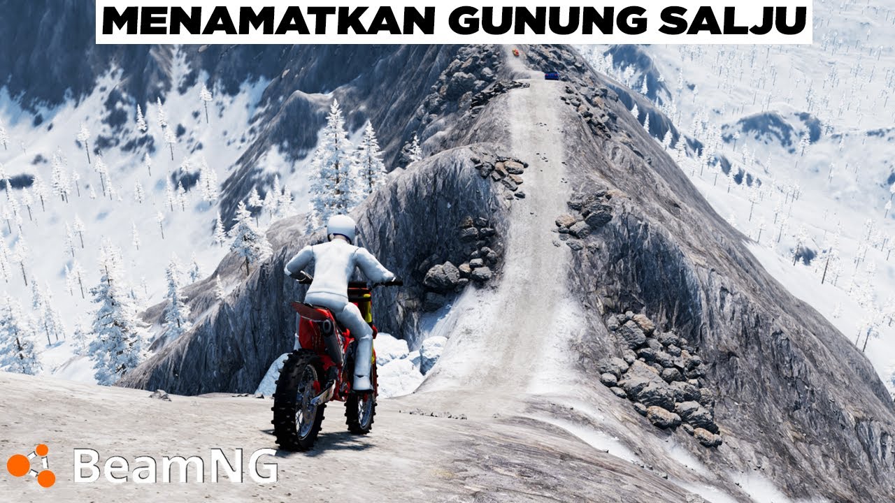 Apakah Aku Bisa Melewati Jalan Extreme Gunung Salju 🥶🥶 BeamNG Drive Gameplay Indonesia