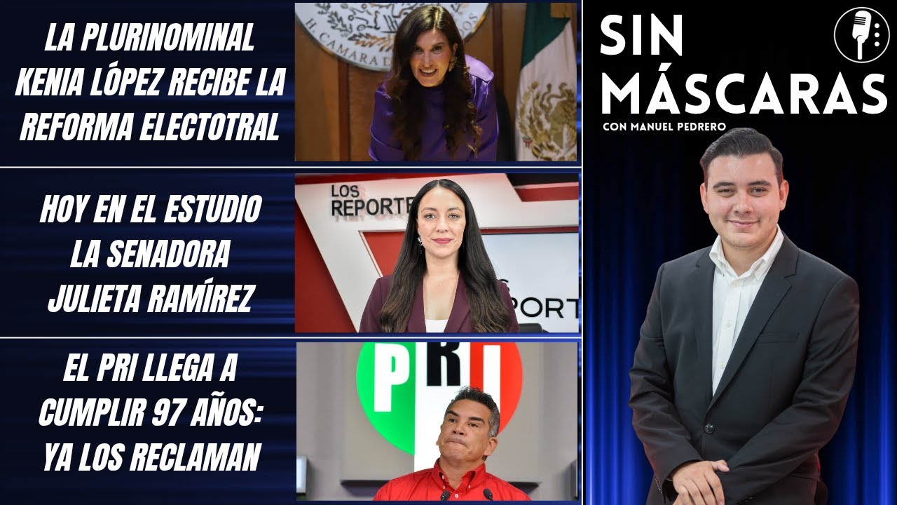 #SinMáscaras | 🚨¡REFORMA ELECTORAL LLEGA!: TENEMOS EL DOCUMENTO QUE HOY LLEGÓ A LOS DIPUTADOS
