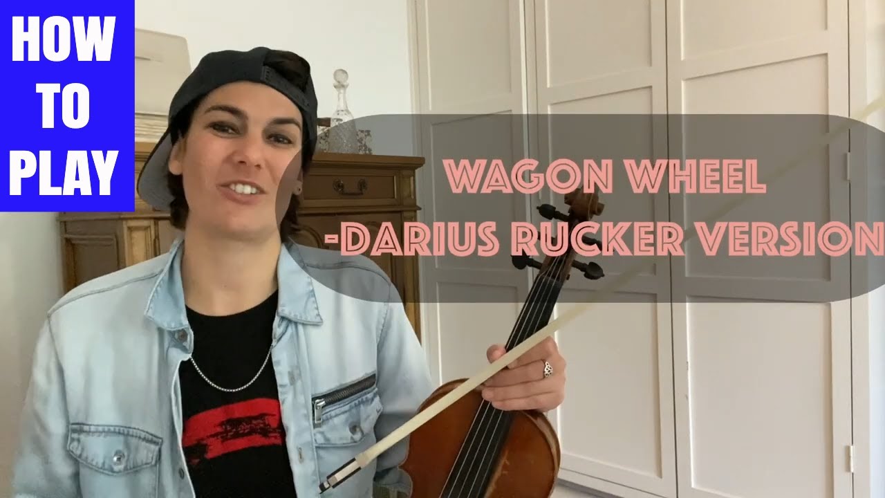 How to Play: Wagon Wheel -EZ Violin Tutorial- Darius Rucker version