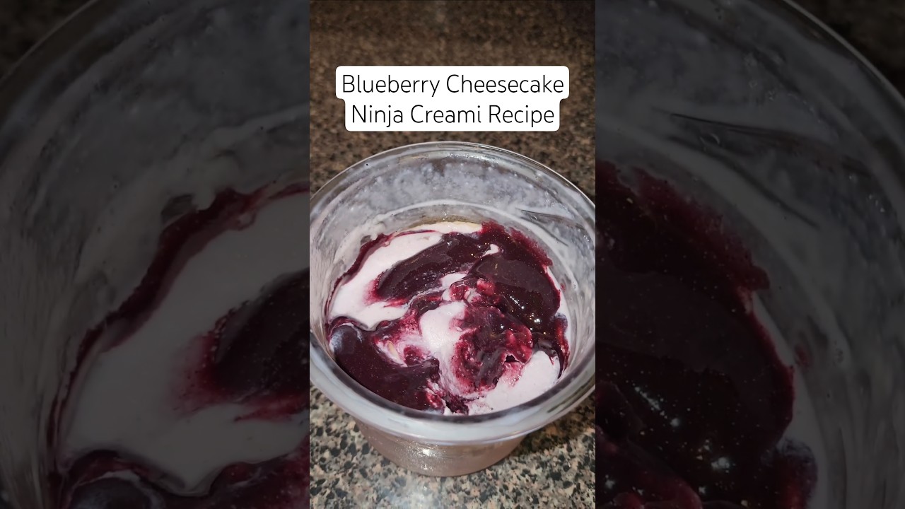 Что я ем на десерт, пока худею | Чизкейк Ninja Creami 🫐🍰
