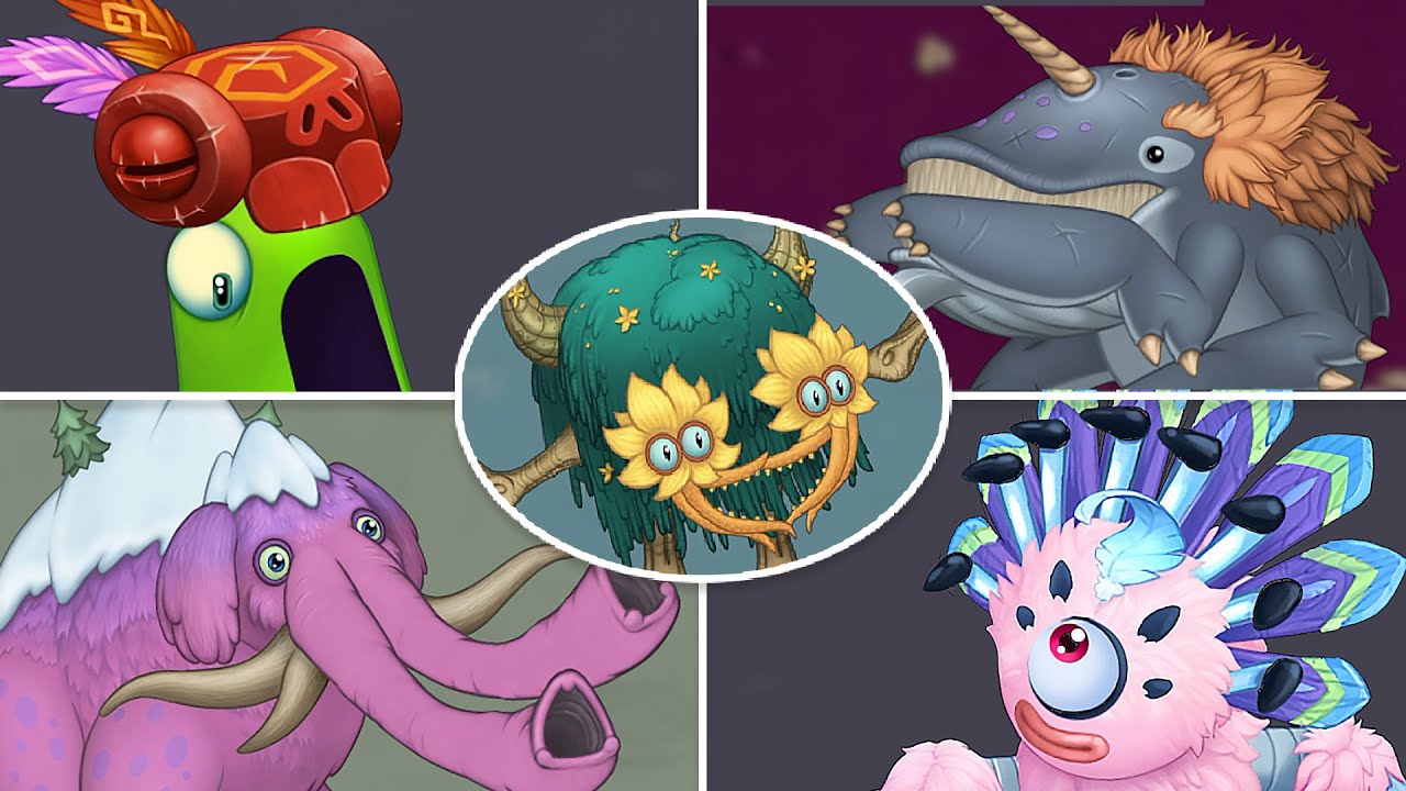 Fire Expansion - All Monster Sounds & Animations (My Singing Monsters)