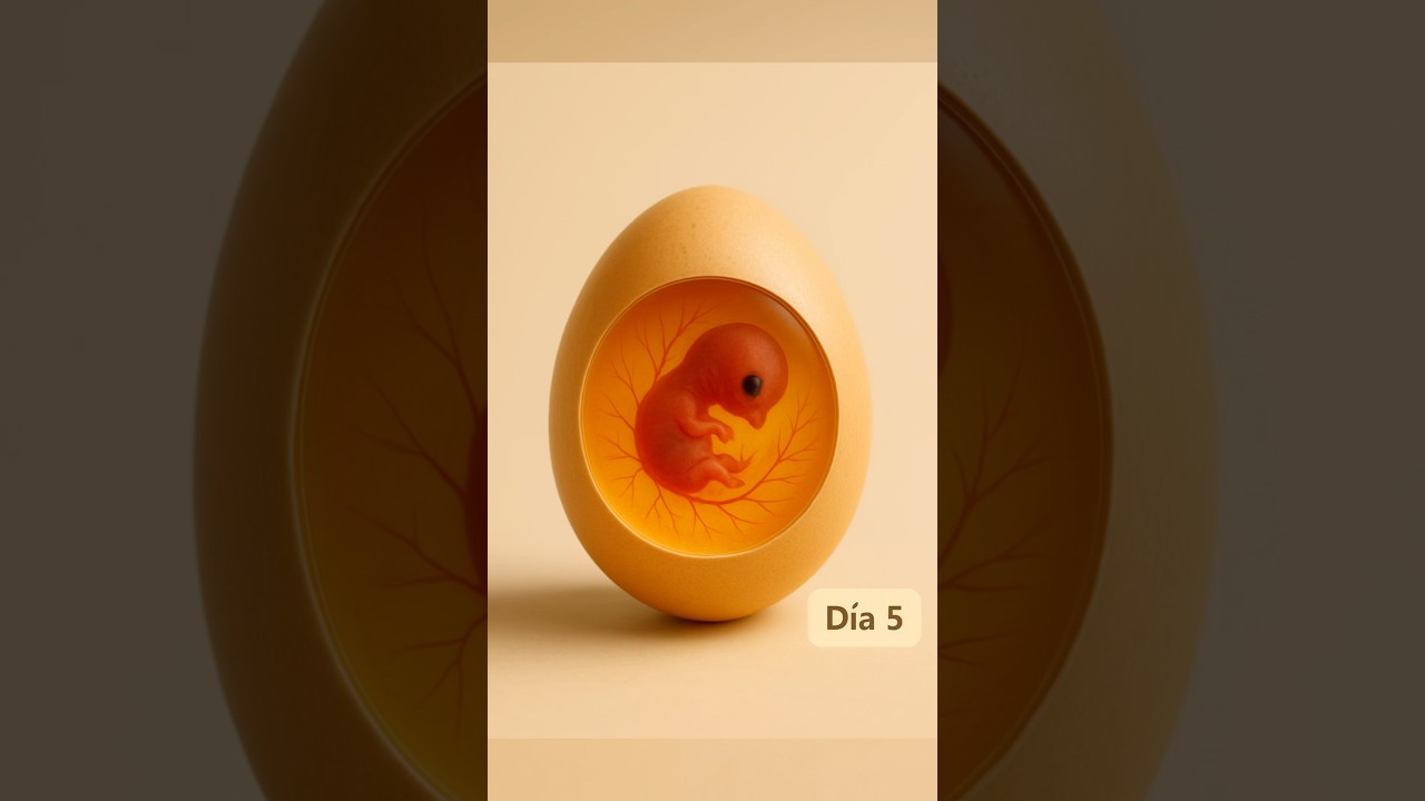 🥚 As&iacute; se forma una vida en solo 21 d&iacute;as (del huevo al pollito)