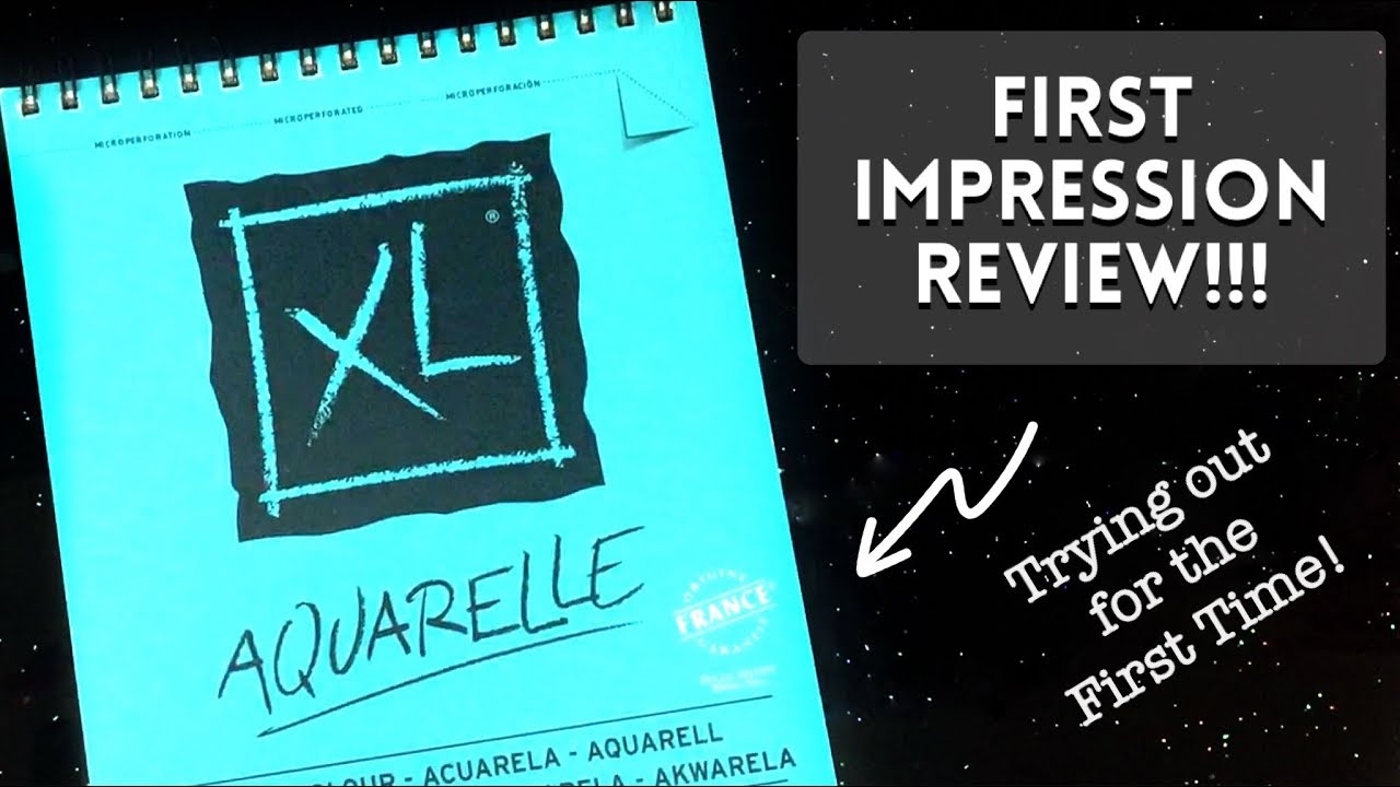 Canson XL Aquarelle -  First Impression Review