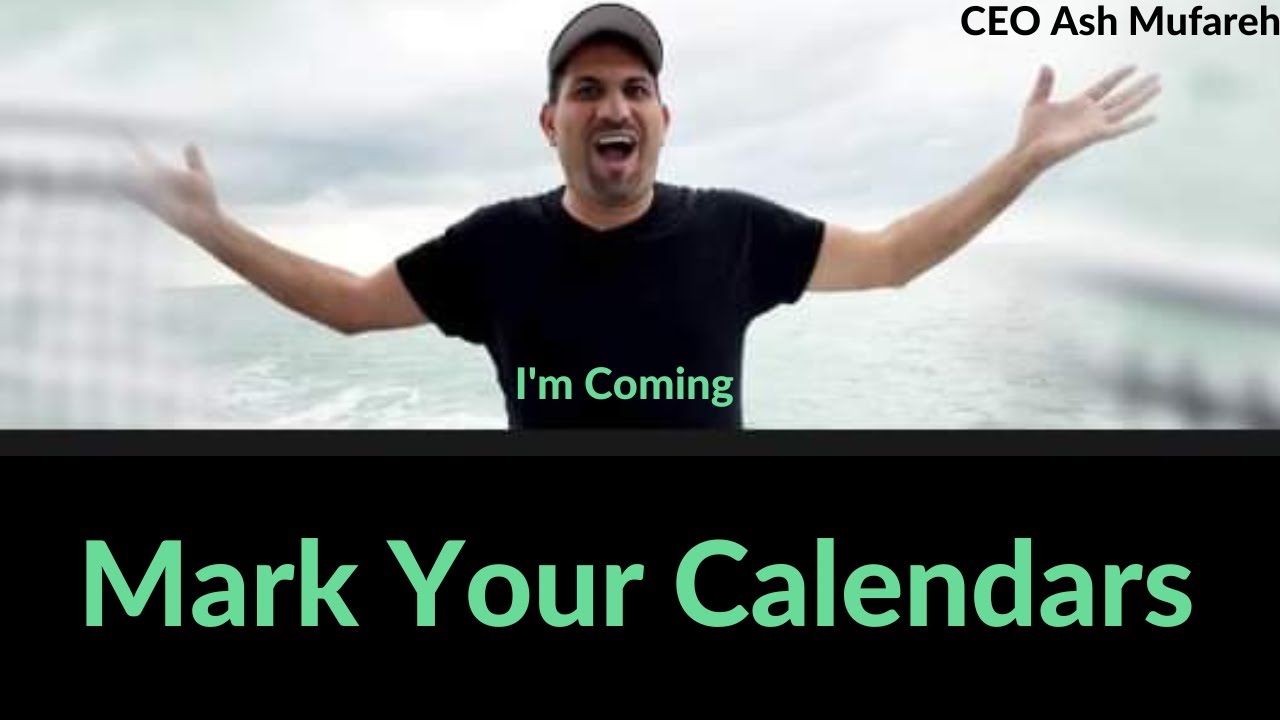 #ONPASSIVE - Mark your Calendars | Ash is coming...