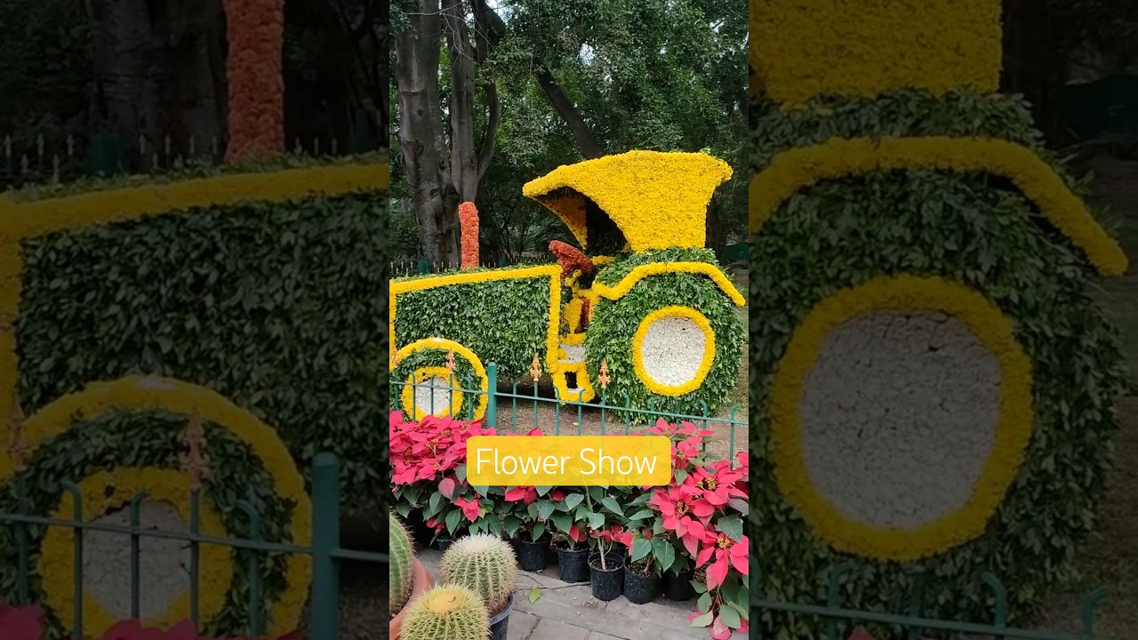 Tractor Flower Show Cubbon Park Lalbagh Bangalore Ahmedabad Flower Show 2026 