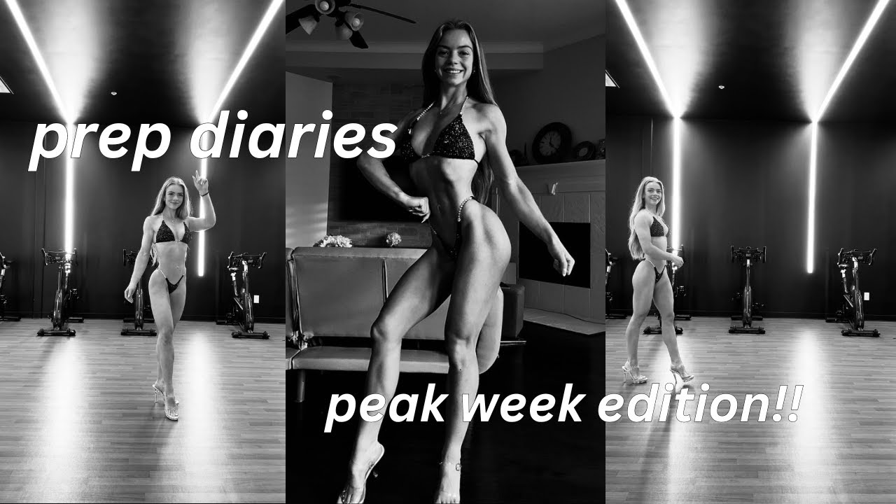 bodybuilding prep diaries: peak week | final days before my show!