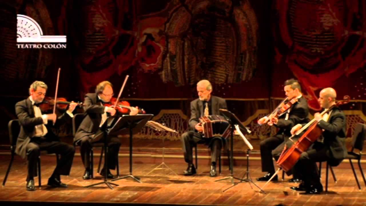 Cuarteto Gianneo y Rodolfo Mederos- Piazzolla: five sensations tango - 1 - Asleep