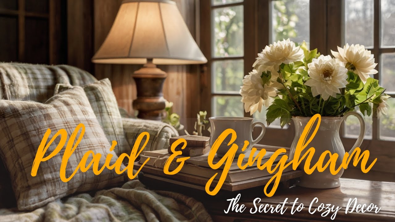 Vintage Farmhouse Decor: Gingham & Plaid Ideas to Add Cozy Charm to Every Room