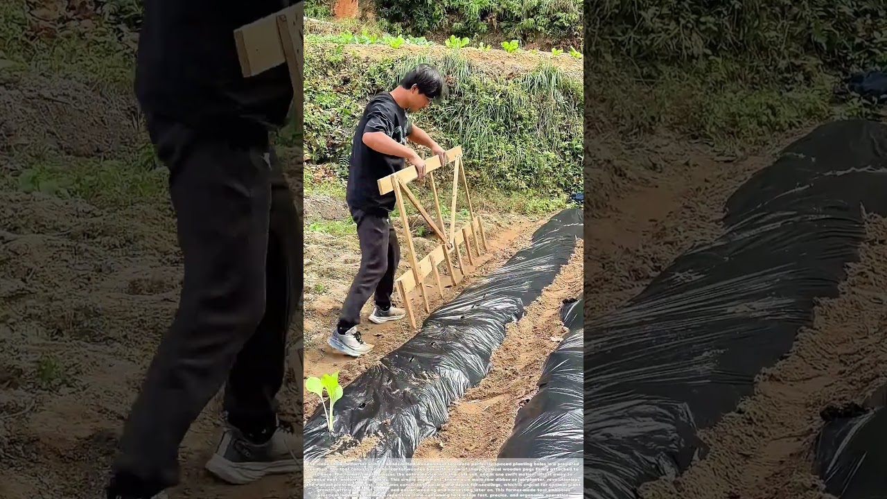 Punching Perfect Rows: The Multi-Hole Dibber for Efficient Planting