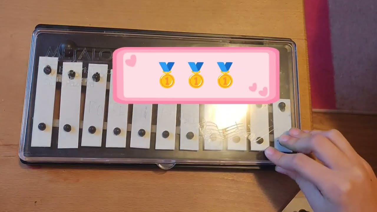 Kako se sviraju tri pesmice za decu na metalofonu
