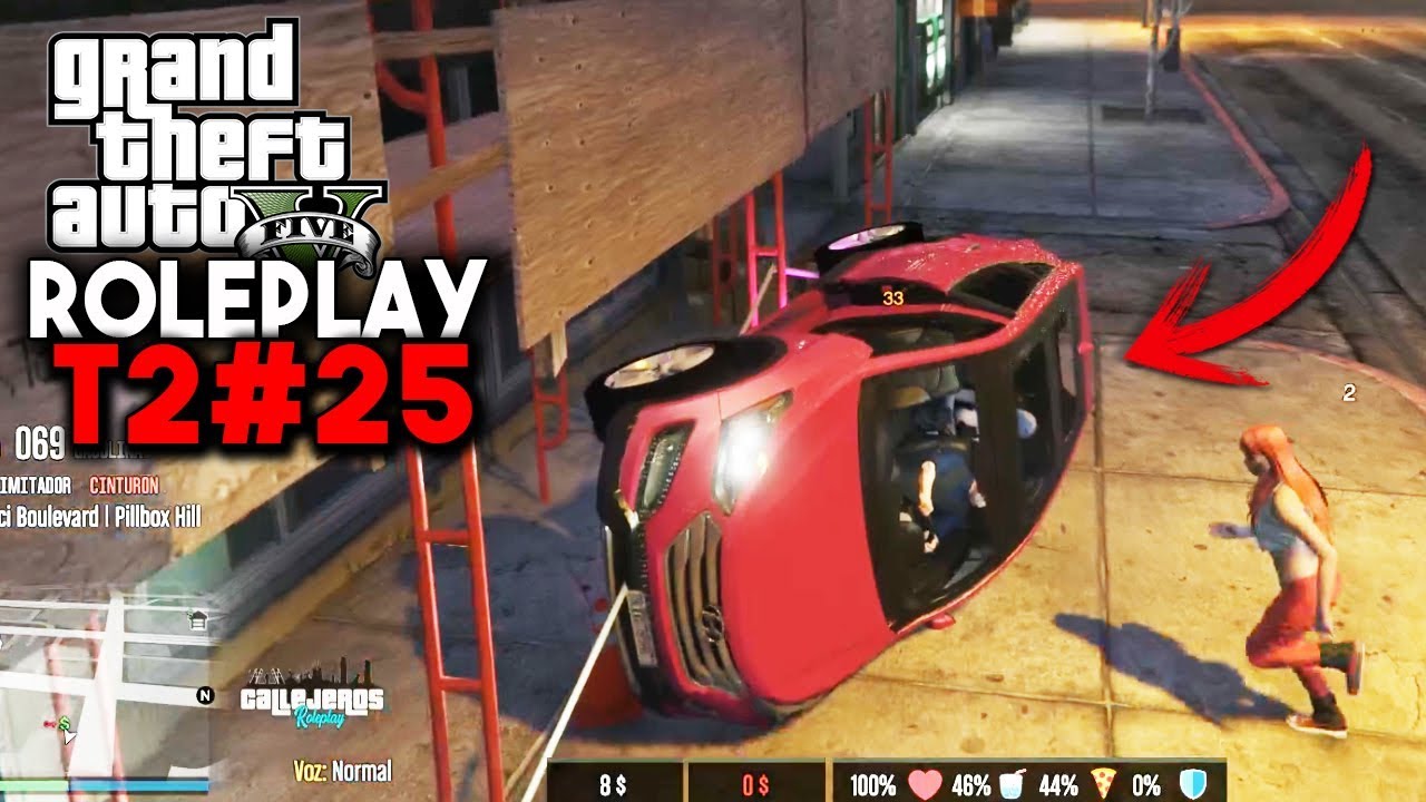 GTA V ROLEPLAY T2#25 DETIENEN A MI NOVIA Y TENEMOS UN ACCIDENTE!