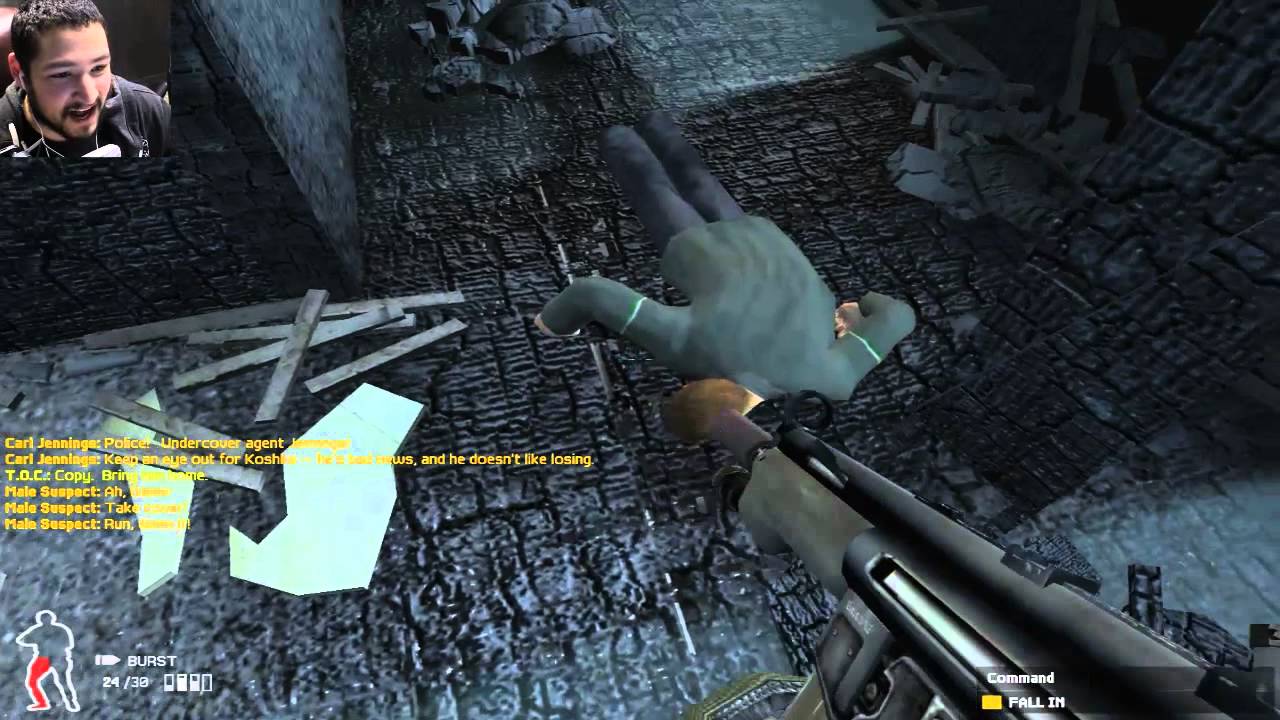 GETTING STOMPED ON - SWAT 4