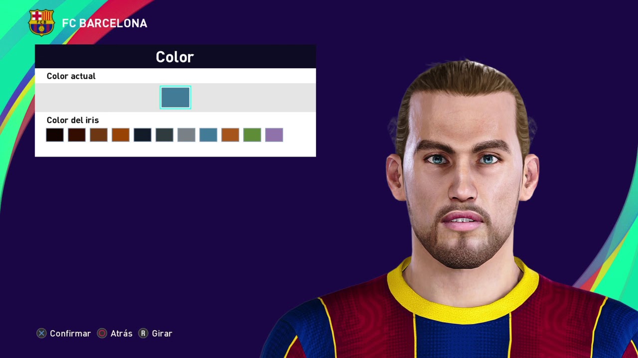 Oscar Mingueza face (FC Barcelona) PES 2021