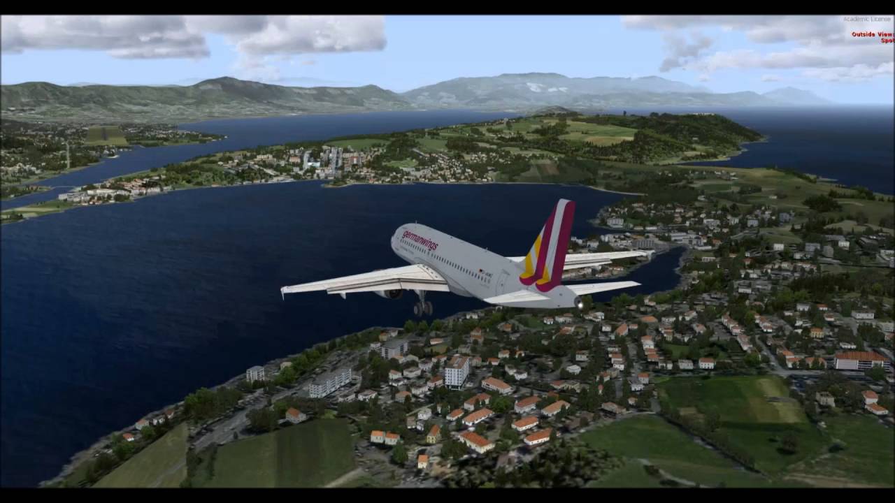 PREPARD 3D LANDING AT SPLIT/CROATIA USING RWY 05 IN HD @3.5 GHZ