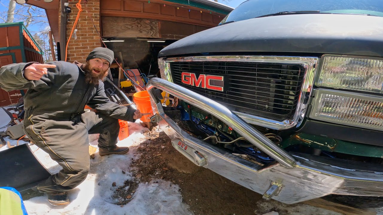 This is THE BEST GMC Safari Chevy Astro Van Heavy Duty Winch Bumper EVER! Plus  DIY SWIVEL SEAT!!