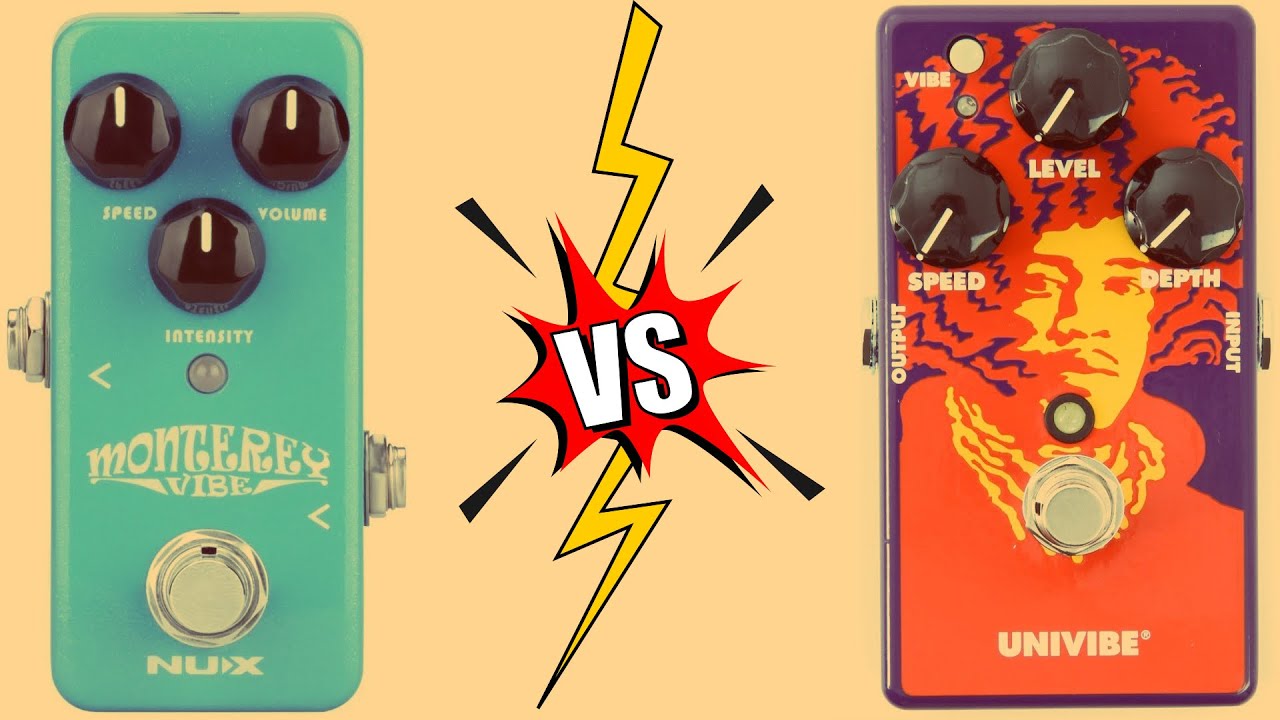NO TALKING Univibe comparation - MXR JHM 3 vs NUX Monterey Univibe with Fender Stratocaster