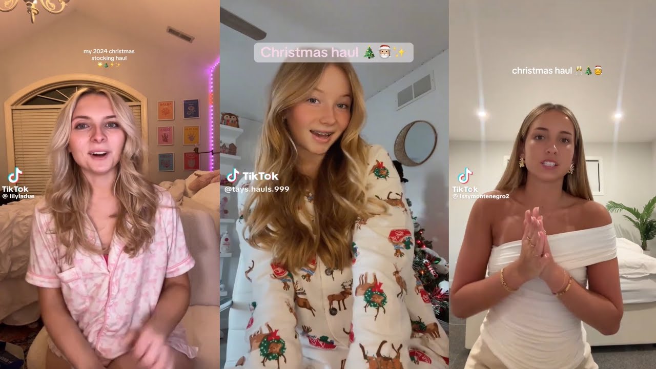 Early christmas haul 2024 - TikTok compilation
