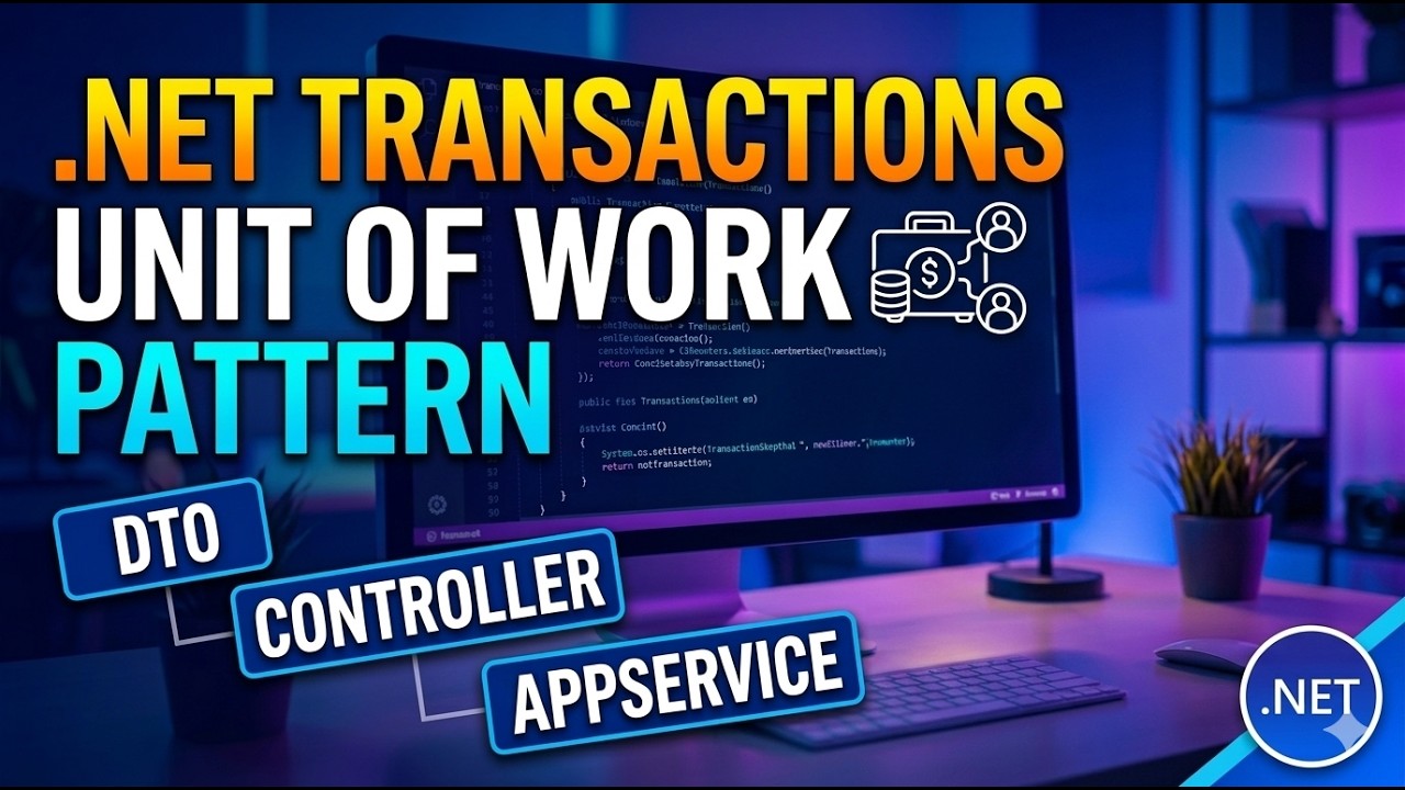 Manejo de Transacciones en EF Core con .NET 10 | Unit of Work, AppService y Repository