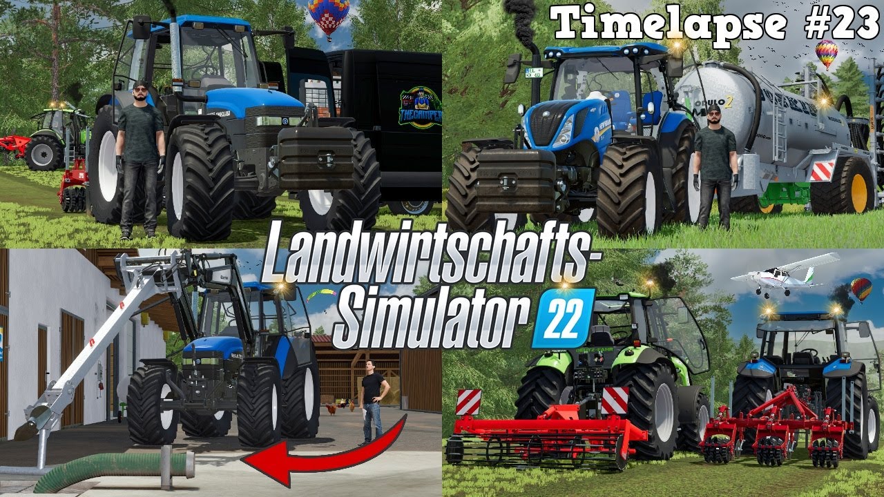 GÜLLE RÜHREN & AUSBRINGEN! 💩🚜💨 GRÜNLAND TIEFENLOCKERER TEST mit @The CamPeR?🌿🤔|[LS22]-Timelapse #23