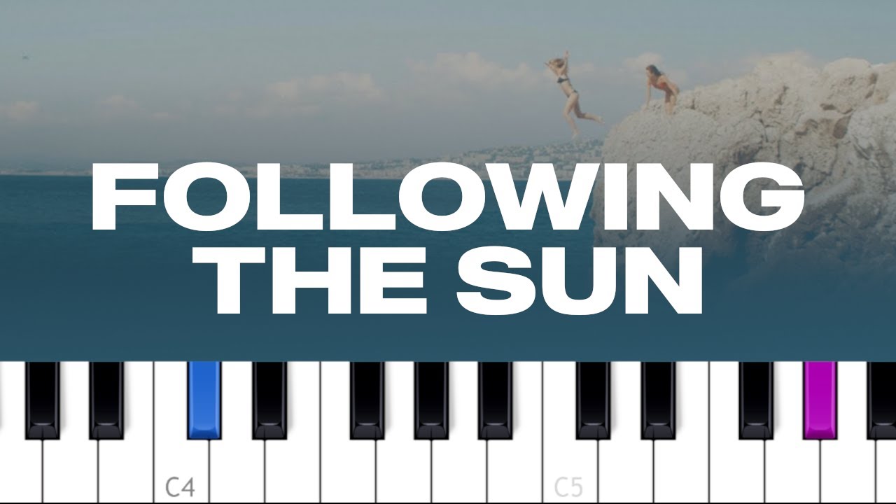 SUPER-Hi x NEEKA - Following The Sun (piano tutorial)