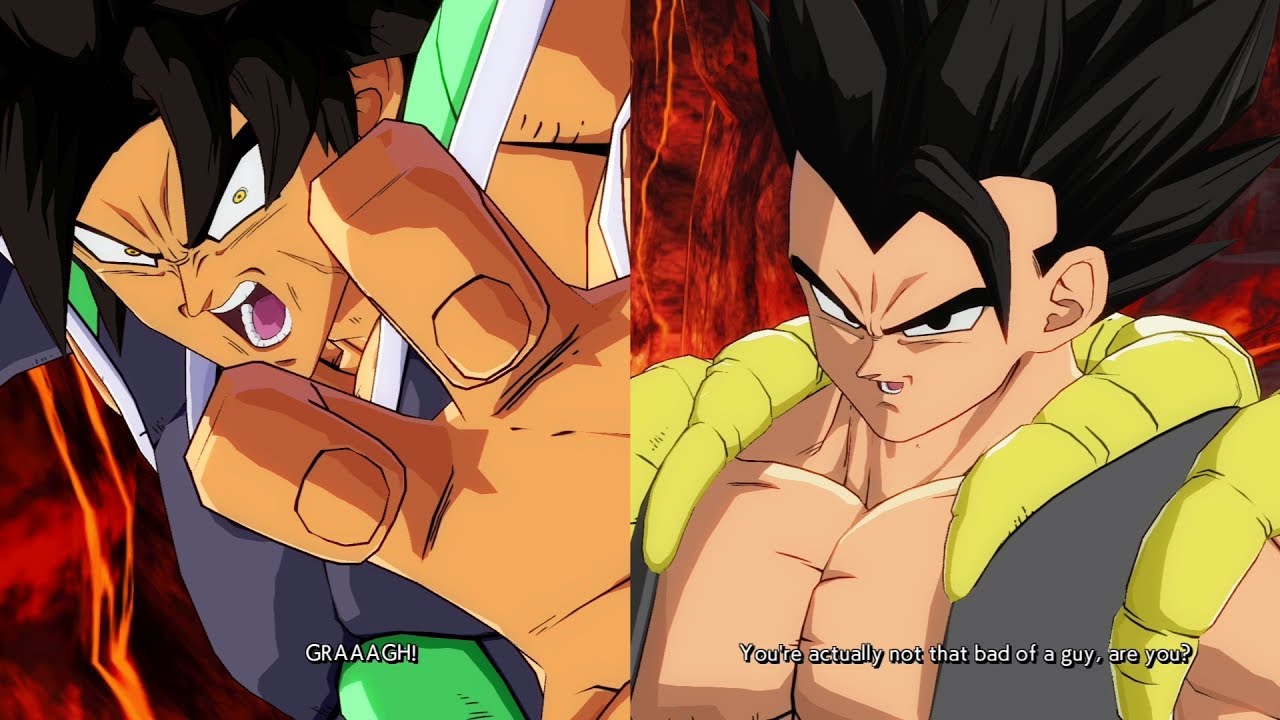 Dragon Ball FighterZ - Все уникальные цитаты и взаимодействия Броли (DBS) (HD)