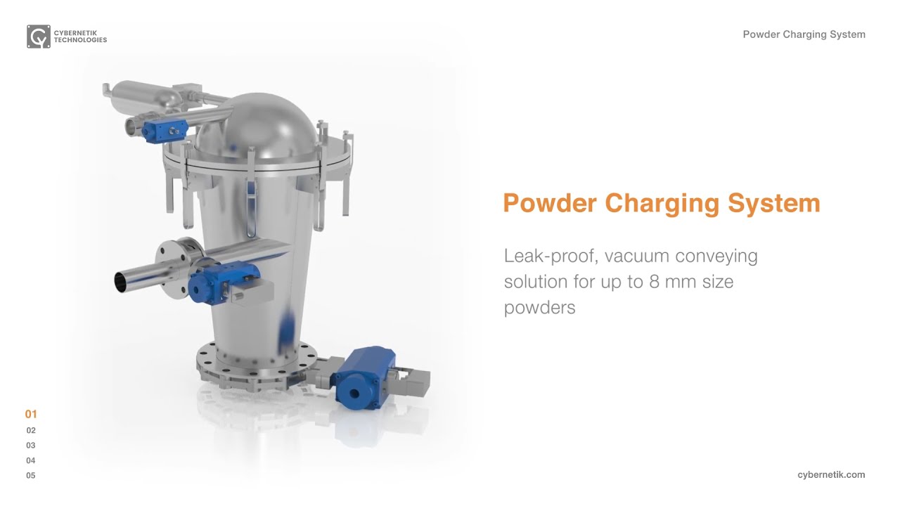 Powder Conveying System | Automation System | Cybernetik Product Catalogue
