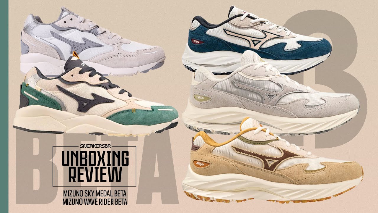 A MIZUNO RENOVOU VÁRIOS DE SEUS TÊNIS | UNBOXING+REVIEW MIZUNO FAMÍLIA BETA