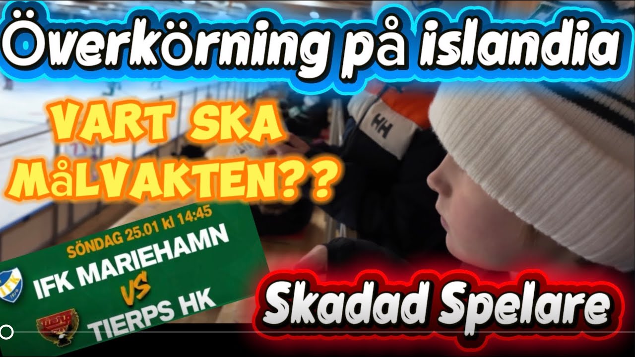 Överkörning, skadad spelare, vart ska målvakten? A-laget möter Tierp!