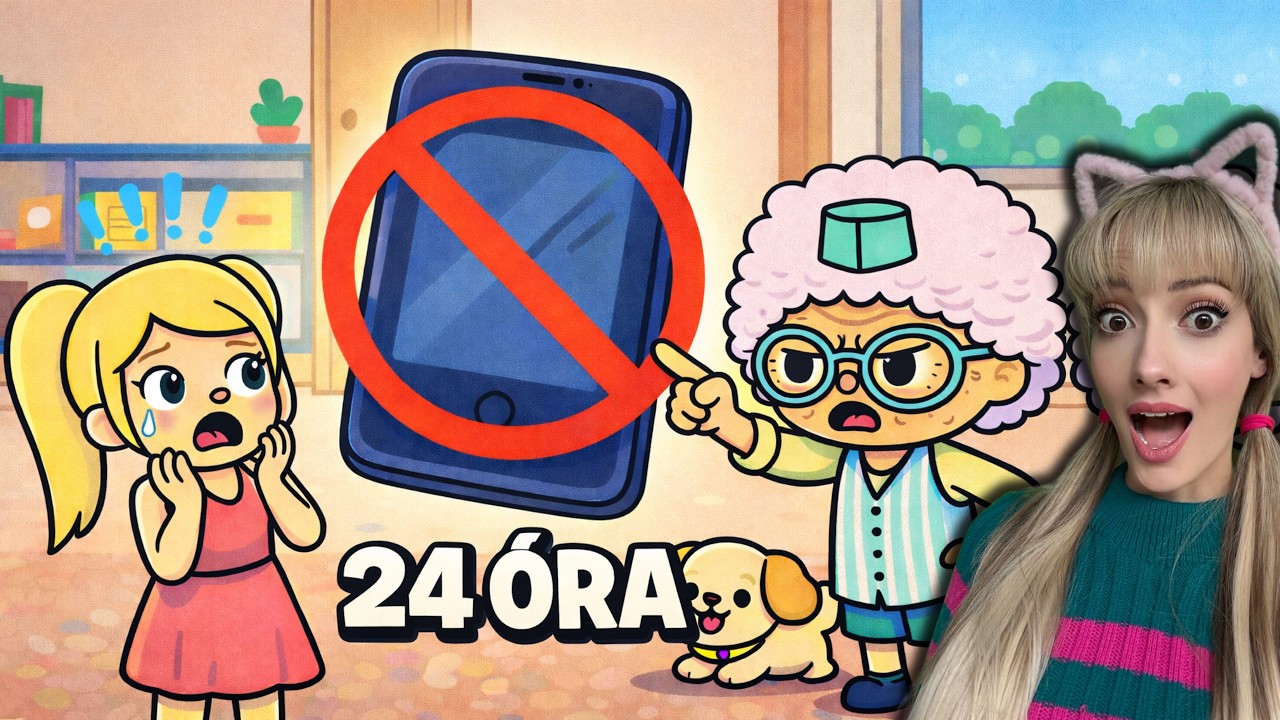 24 ÓRA TELEFON NÉLKÜL‼️😱 KIBÍRJA TOCA BOCA FANNI?? #tocaboca #21RÉSZ