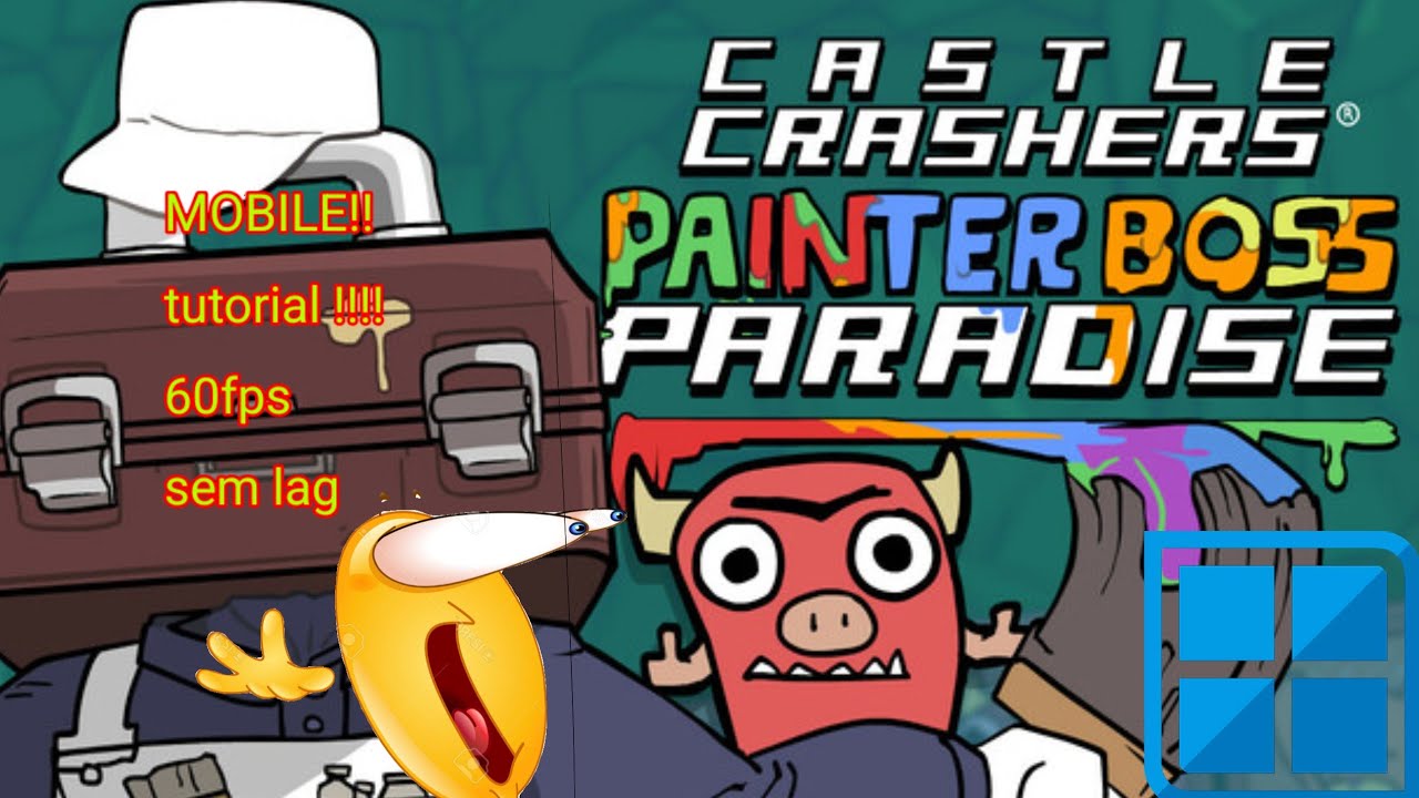 Tutorial!!! Como jogar a nova dlc de castle crashers no seu celular