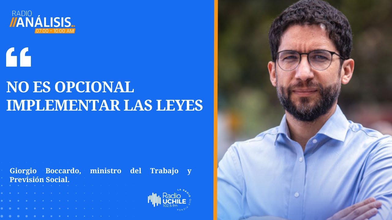 Ministro Boccardo y reforma de pensiones en futuro gobierno: “No es opcional implementar las leyes”
