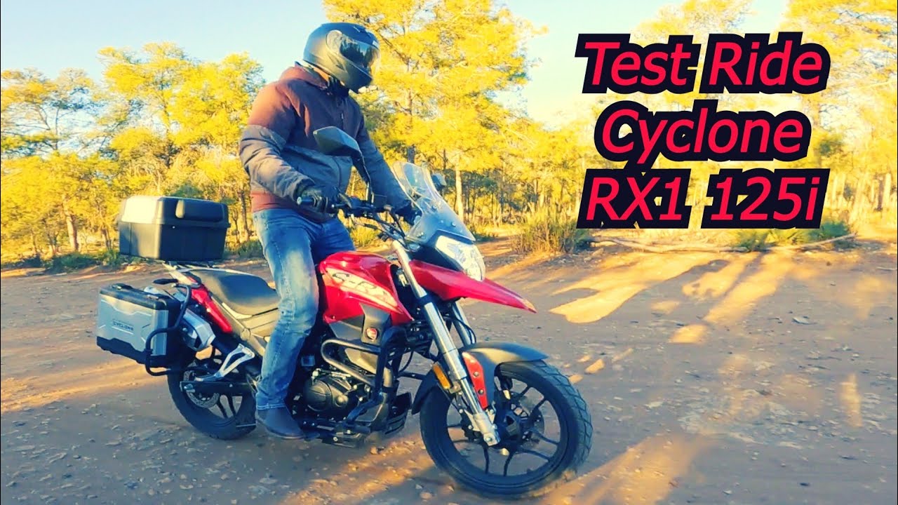 تست رايد للدراجة الأصلية 💯  Cyclone RX1 125i👌🏻