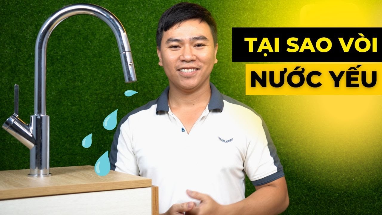 Giải thích vòi rửa chén dây rút chảy yếu | Trước khi mua cần biết