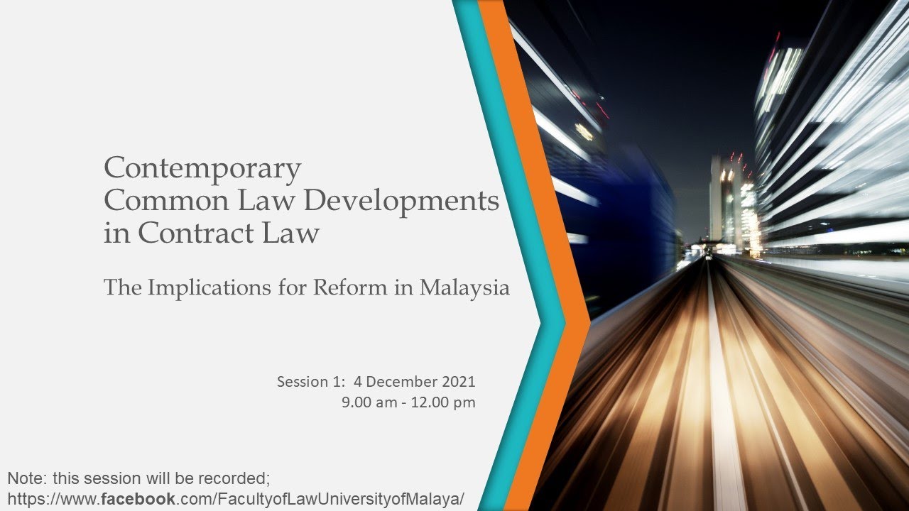 Contract Law Webinar 1, 4 Dec 2021