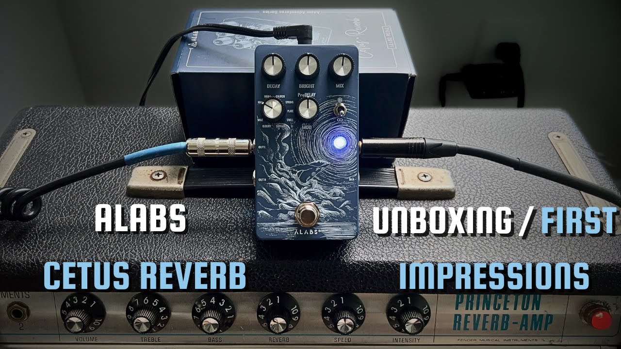 Alabs Cetus Reverb Pedal (Phenomenal sound!)