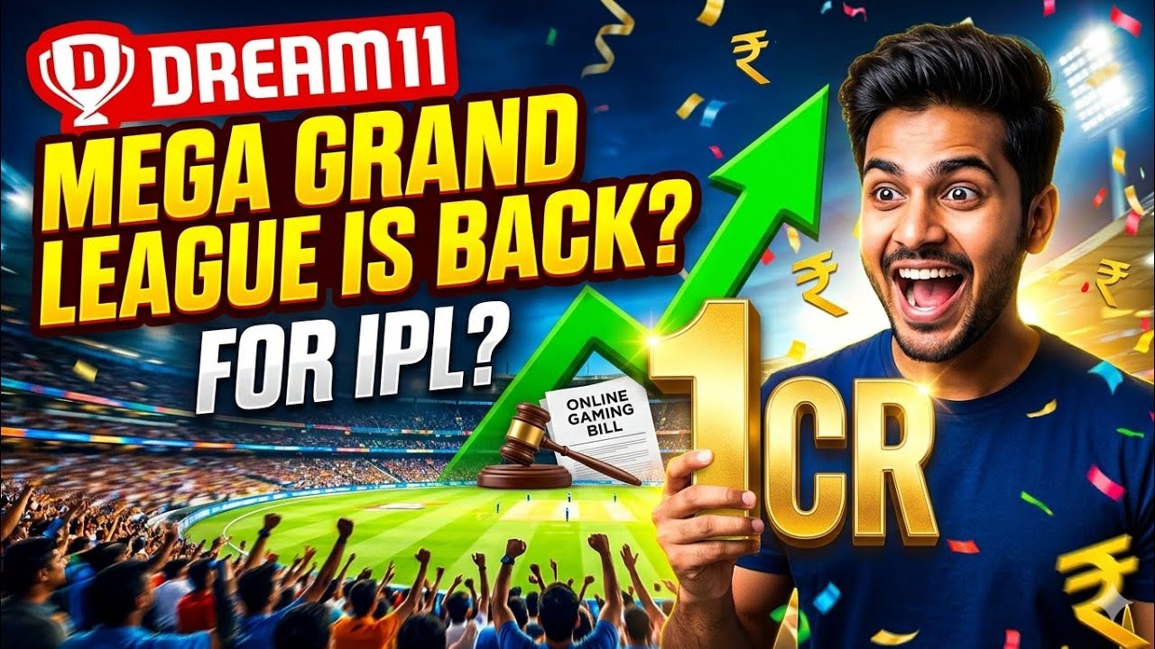 Dream11 1CR Mega Contest is BACK? 🔥 Online Gaming Bill & Supreme Court Update! | Dream 11 Unban news