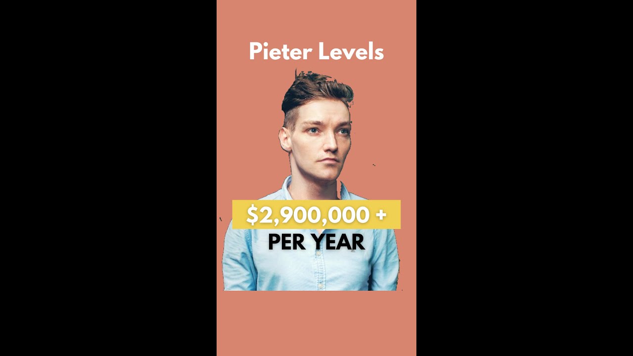 DIGITAL NOMAD EARNING $2,900,000+ A YEAR | Pieter Levels #shorts