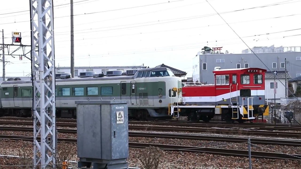 189系N102編成小移動