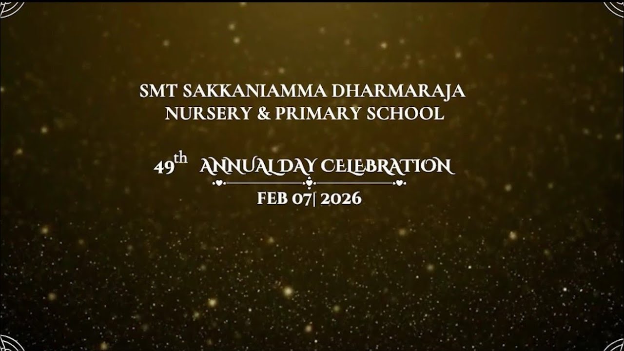 Smt Sakkaniamma Dharmaraja N&P school annual day 2026 Rajapalayam