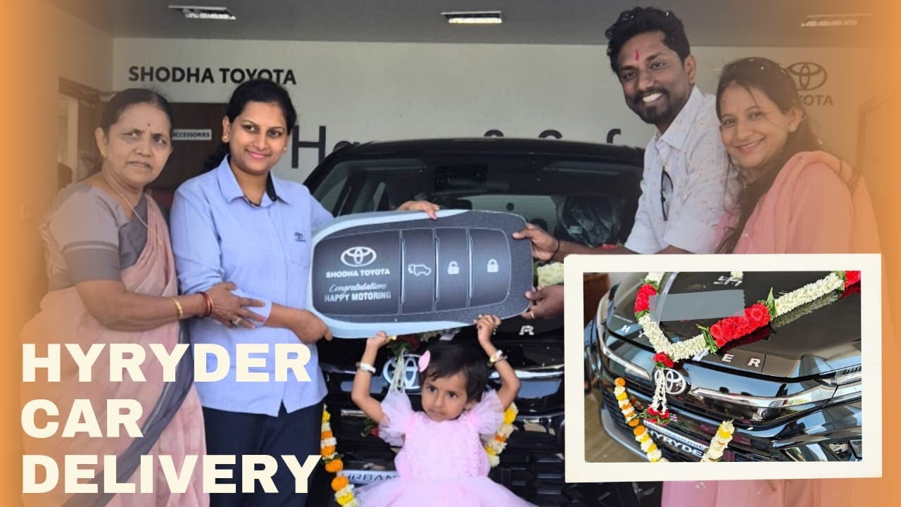 Toyota Hyryder Car Delivery | New Car Delivery | Radhin Captures