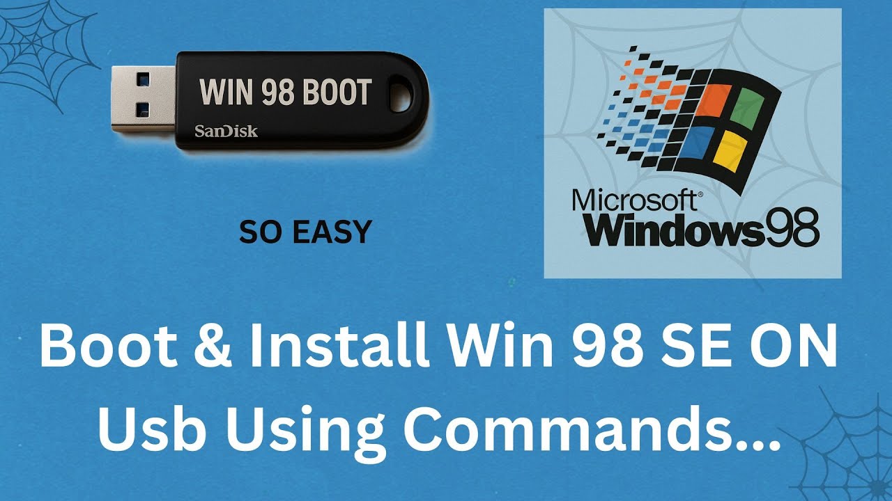 Boot & Install Windows 98 from USB | Retro PC