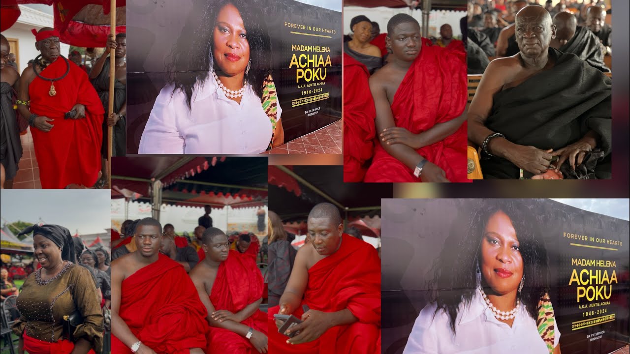 Sad 💔😭Afia Achiaa Pokuaa final funeral ,Mamponten,Bantama,Kenyasi Hene