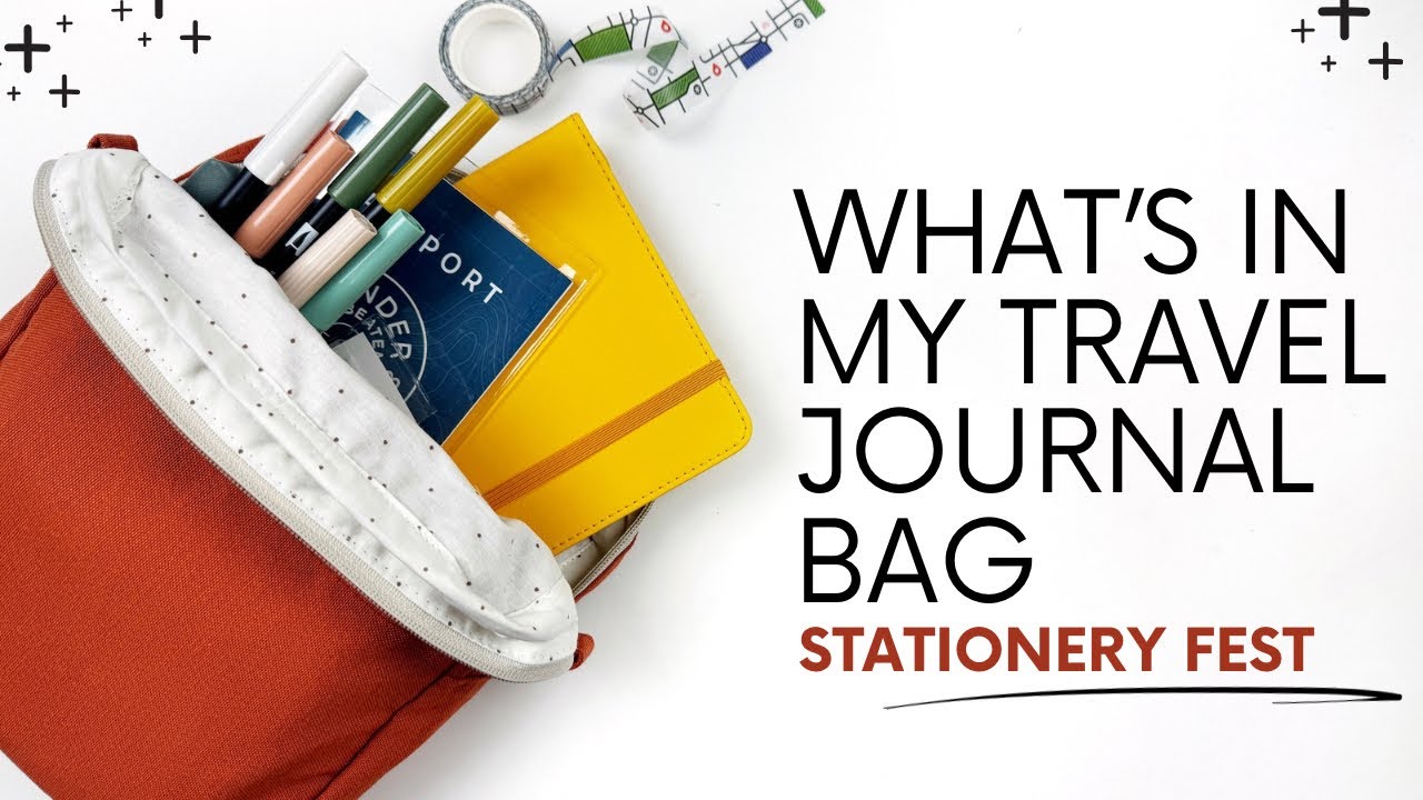 What's In My Travel Journal Bag/Pouch | Stationery Fest Brooklyn NY 2024