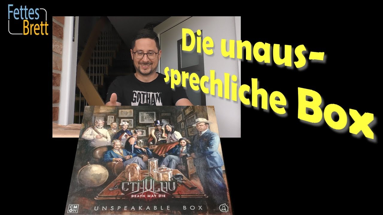 Cthulhu - Death May Die - Stretchgoals - Unboxing - Brettspiel
