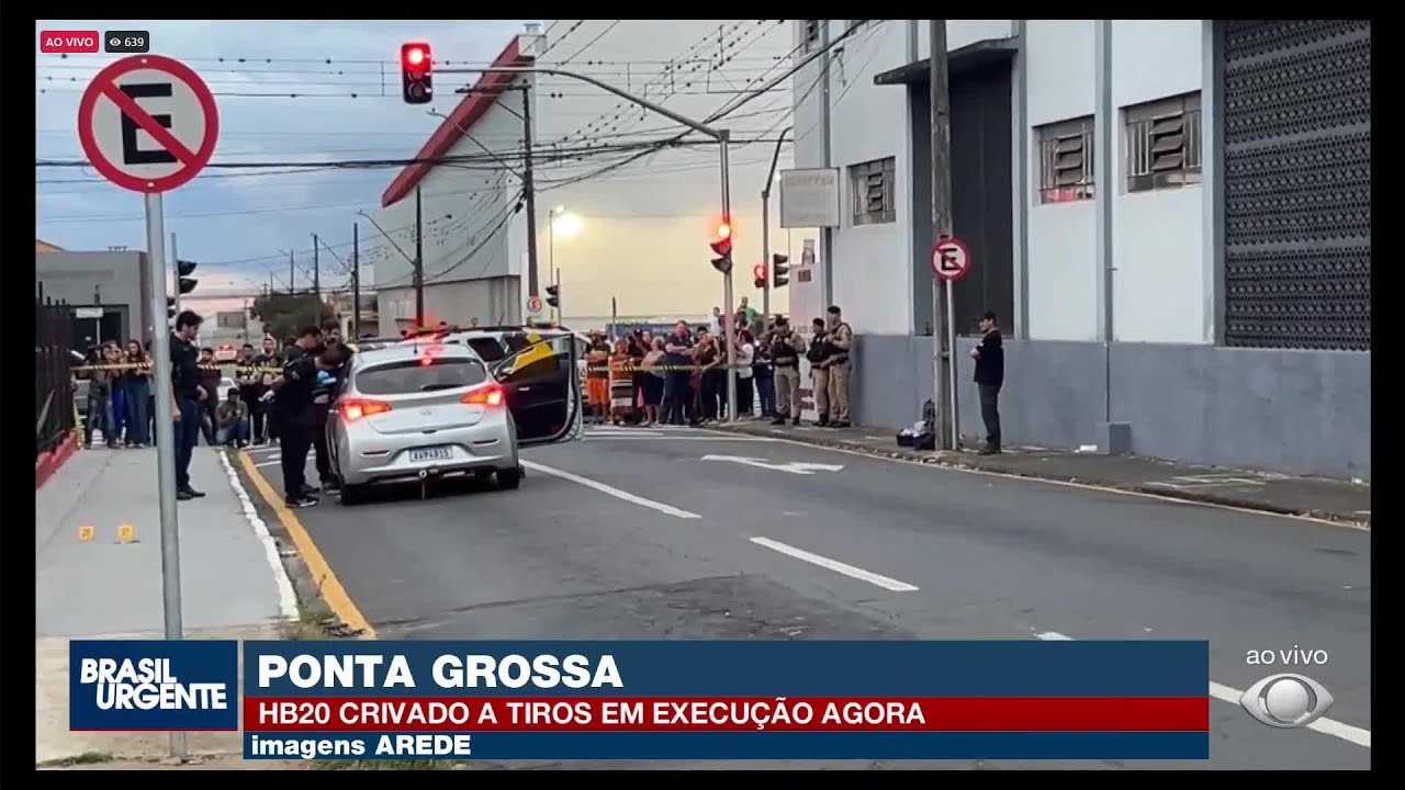 Dupla execução dentro de carro em Ponta Grossa