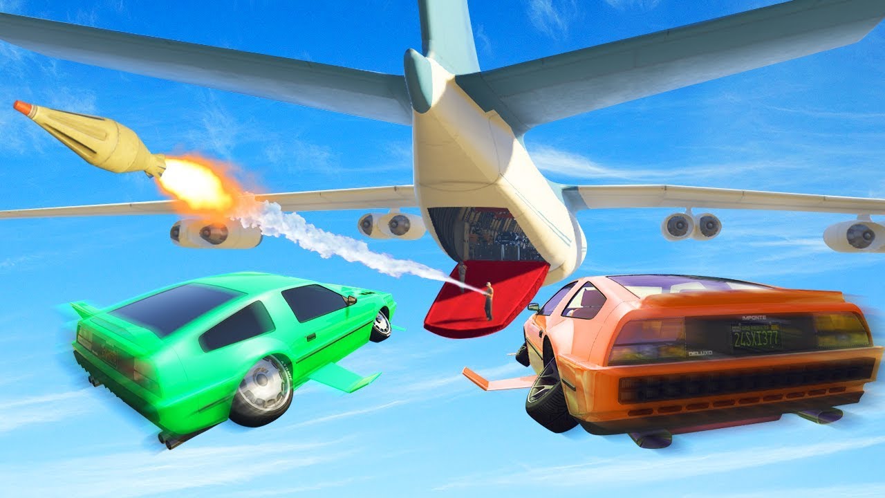ATTACK THE MASSIVE PLANE! (GTA 5 Heists)