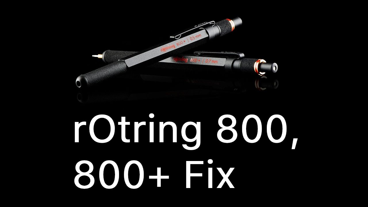 Rotring 800 & 800+ Sorunları ve Çözümleri (Problem Solutions)  [TR]